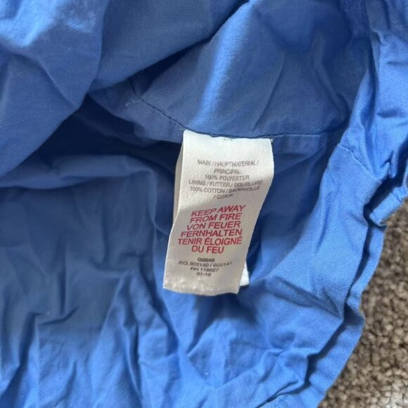 Mini Boden Girls Embroidery Blue Mesh Skirt Size 9-10 Duck Flowers - Picture 5 of 5